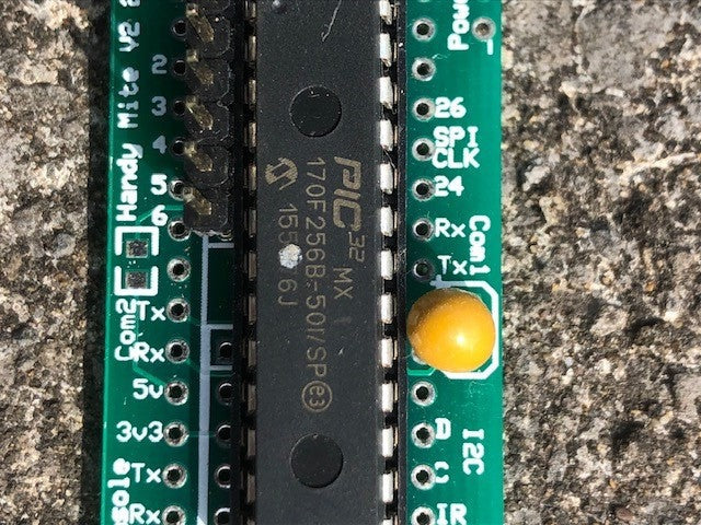 ProntoGwyn's Microcontroller PIC32MX170F258B Handymite Board with or without MMBASIC