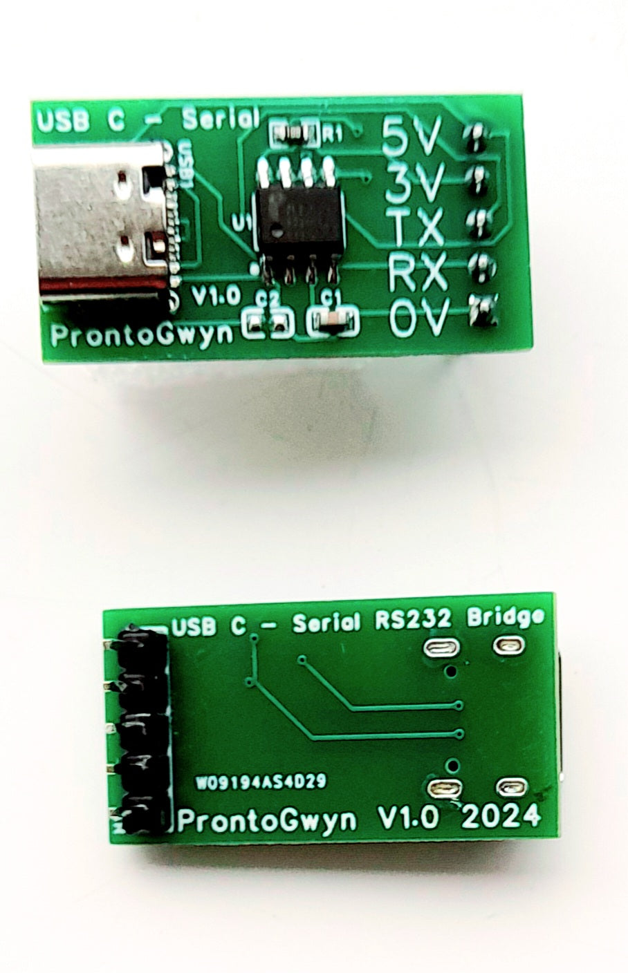 A USB-C  to Serial RS232 module